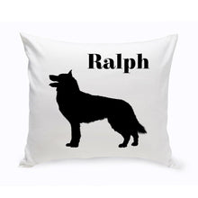 Load image into Gallery viewer, Personalized Throw Pillow - Dog Silhouette - Personalized Dog Gifts