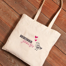 Load image into Gallery viewer, Personalized Canvas Tote - Bridesmaid
