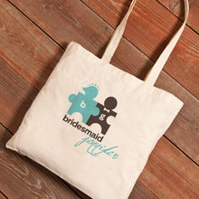Load image into Gallery viewer, Personalized Canvas Tote - Bridesmaid