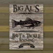 Load image into Gallery viewer, Personalized Weathered Wood Welcome to the Lake Canvas Sign