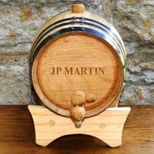 Load image into Gallery viewer, Personalized Whiskey Barrel - Oak - 2 Liter