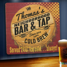 Load image into Gallery viewer, Personalized Bar Signs - Wooden Sign - Tavern Sign - Multiple Designs