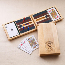 Load image into Gallery viewer, Personalized Wood Cribbage Game