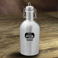 Load image into Gallery viewer, Personalized Stainless Steel Beer Growler