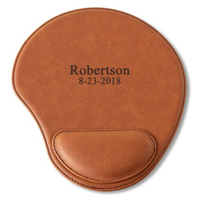Load image into Gallery viewer, Personalized Rawhide Mouse Pad