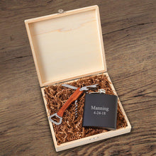 Load image into Gallery viewer, Irvine Groomsmen Flask Gift Box Set