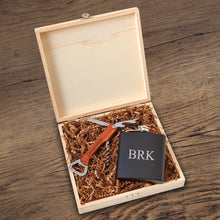 Load image into Gallery viewer, Irvine Groomsmen Flask Gift Box Set