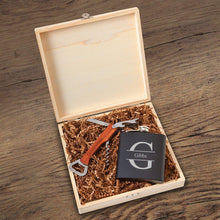 Load image into Gallery viewer, Irvine Groomsmen Flask Gift Box Set