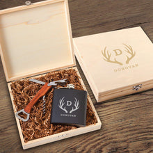 Load image into Gallery viewer, Irvine Groomsmen Flask Gift Box Set