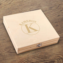 Load image into Gallery viewer, Personalized Kelso Groomsmen Flask Gift Box Set