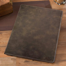 Load image into Gallery viewer, Personalized Rustic Portfolio with Notepad