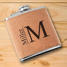 Load image into Gallery viewer, Personalized Cork Flask