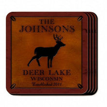 Load image into Gallery viewer, Custom Coasters - Cabin Series - Cabin Decor - Coaster Set
