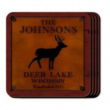 Load image into Gallery viewer, Custom Coasters - Cabin Series - Cabin Decor - Coaster Set