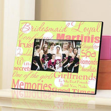 Load image into Gallery viewer, Personalized Bridesmaid Picture Frame