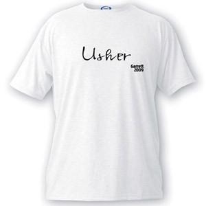 Personalized Script Series Usher T-Shirt