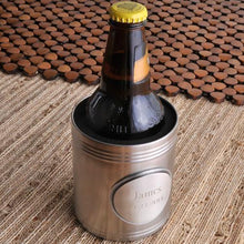 Load image into Gallery viewer, Personalized Can Cooler with Pewter Medallion - All