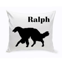 Load image into Gallery viewer, Personalized Throw Pillow - Dog Silhouette - Personalized Dog Gifts