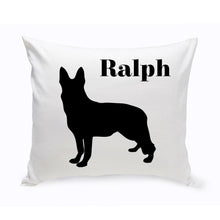 Load image into Gallery viewer, Personalized Throw Pillow - Dog Silhouette - Personalized Dog Gifts