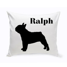 Load image into Gallery viewer, Personalized Throw Pillow - Dog Silhouette - Personalized Dog Gifts