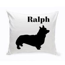 Load image into Gallery viewer, Personalized Throw Pillow - Dog Silhouette - Personalized Dog Gifts