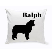 Load image into Gallery viewer, Personalized Throw Pillow - Dog Silhouette - Personalized Dog Gifts
