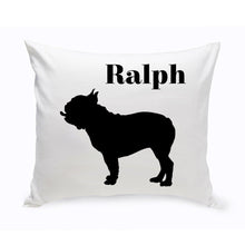 Load image into Gallery viewer, Personalized Throw Pillow - Dog Silhouette - Personalized Dog Gifts