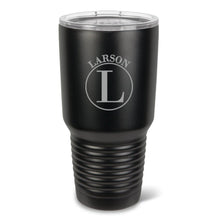 Load image into Gallery viewer, Personalized HúsavÃk 30 oz. Black Matte Double Wall Insulated Tumbler - Personalized Tumbler for Groomsmen - All
