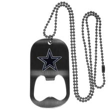 Load image into Gallery viewer, Personalized Bottle Opener - NFL - Necklace - Team Logo