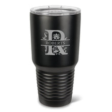 Load image into Gallery viewer, Personalized HúsavÃk 30 oz. Black Matte Double Wall Insulated Tumbler - Personalized Tumbler for Groomsmen - All
