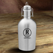 Load image into Gallery viewer, Personalized Stainless Steel Beer Growler