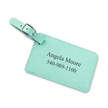 Load image into Gallery viewer, Mint Luggage Tag