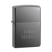 Load image into Gallery viewer, Personalized Lighters - Zippo - Black Ice - Groomsmen Gifts