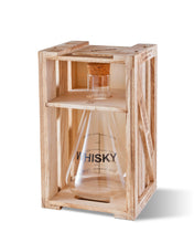 Load image into Gallery viewer, Personalized Whiskey Decanter in Wood Crate with set of 2 Lowball Glasses