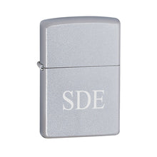 Load image into Gallery viewer, Personalized Lighters - Zippo - Satin Chrome

