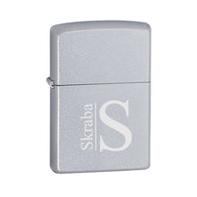 Load image into Gallery viewer, Personalized Lighters - Zippo - Satin Chrome
