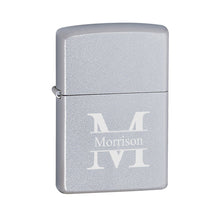 Load image into Gallery viewer, Personalized Lighters - Zippo - Satin Chrome
