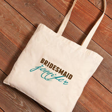 Load image into Gallery viewer, Personalized Canvas Tote - Bridesmaid
