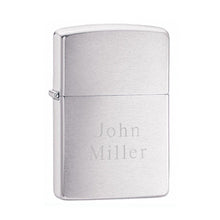Load image into Gallery viewer, Personalized Lighters - Zippo - Brushed Chrome
