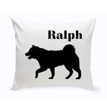 Load image into Gallery viewer, Personalized Throw Pillow - Dog Silhouette - Personalized Dog Gifts
