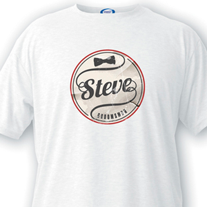 Personalized Groomsman T-Shirt Black Tie