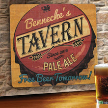 Load image into Gallery viewer, Personalized Bar Signs - Wooden Sign - Tavern Sign - Multiple Designs
