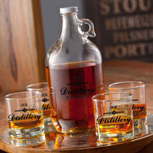 Load image into Gallery viewer, Personalized Whiskey Growler Set
