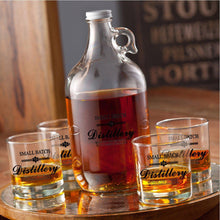 Load image into Gallery viewer, Personalized Whiskey Growler Set
