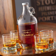 Load image into Gallery viewer, Personalized Whiskey Growler Set
