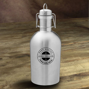 Personalized Stainless Steel Beer Growler