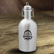 Load image into Gallery viewer, Personalized Stainless Steel Beer Growler
