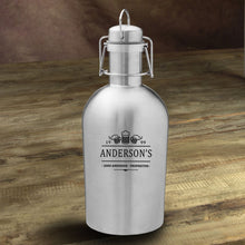 Load image into Gallery viewer, Personalized Stainless Steel Beer Growler
