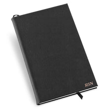 Load image into Gallery viewer, Personalized Black Writing Journal
