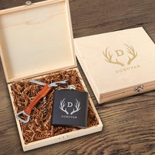 Load image into Gallery viewer, Irvine Groomsmen Flask Gift Box Set
